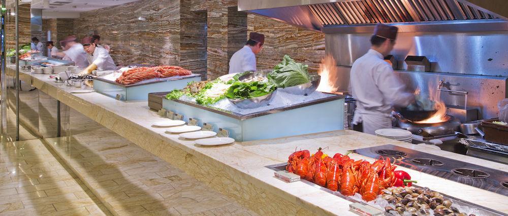 The Lin Hotel Ταϊχούνγκ Εξωτερικό φωτογραφία A buffet at a hotel